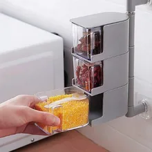 Кухонная полка, настенная угловая, настенная, вращающаяся, приправа, полка для хранения приправ XI4031004