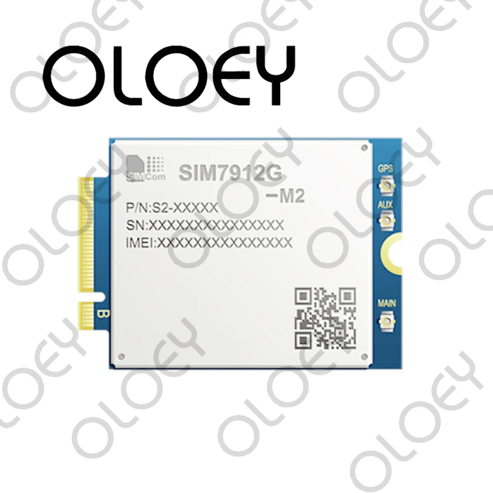 SIMCOM SIM7912G-M2 CAT12 M.2 4G LTE 600M SIM7912G модуль совместимый с модулями серии SIM7500/SIM7600/SIM7912 |
