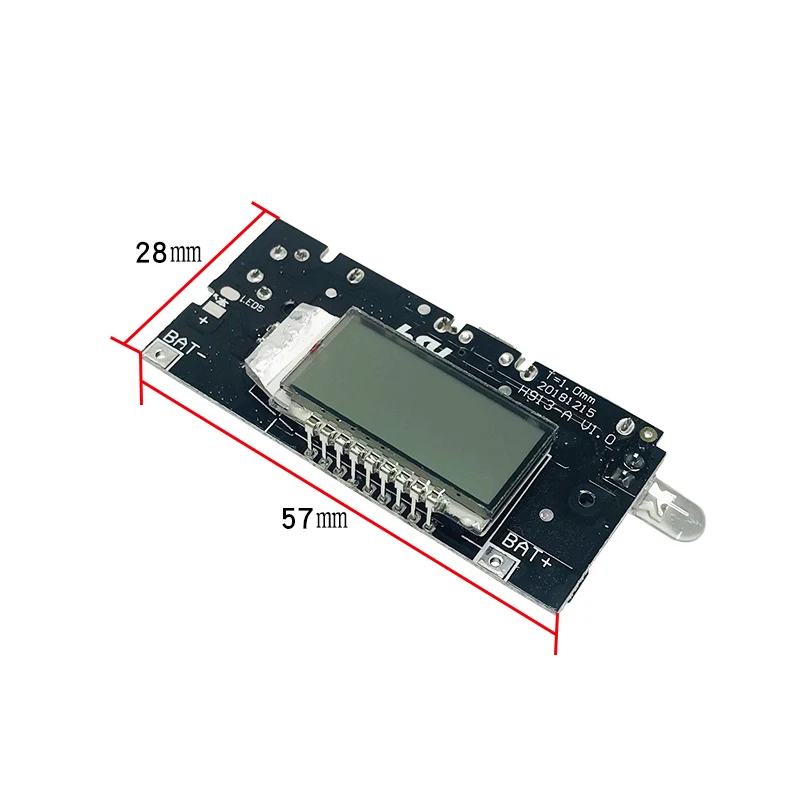 Двойной USB 18650 Зарядное устройство PCB модуль питания 5 В 1A 2.1A мобильный Банк