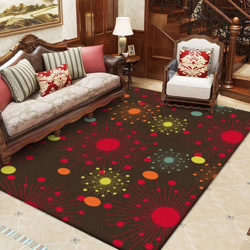 Современные модные цветные ковры креативный Европейский тип 3D напечатанный ковер коврик для прихожей ванной кухни впитывающий воду Противоскользящий коврик/ковер