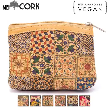 

Parrten natural cork purse zipper coin purse BAG-413