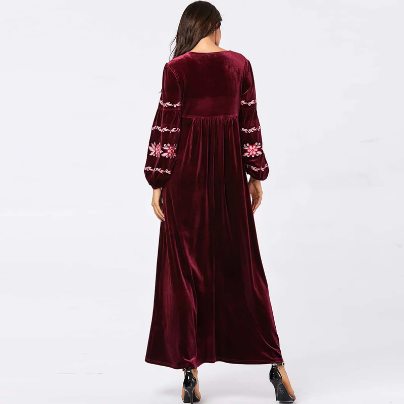 Кафтан Caftan Дубай Абая Турция мусульманское платье Турецкий хиджаб платья ислам одежда для женщин abaya халат Тюрка Musulmane Femme