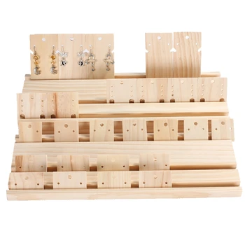 

Fashion Wood Jewelry Display Necklace Charms Display Tray Pendant Earrings Card Pendant Display Tag Card