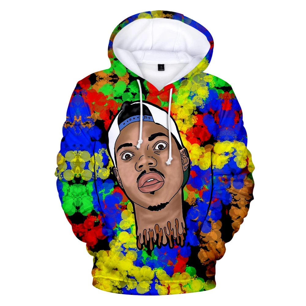 

Chano Tops 3D Print High Quality Chance The Rapper Hoodies Popular Super Star Chancelor Johnathan Bennett Hoodie Sweatshirt Hot