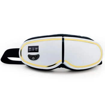 

Smart Eye Massager Vibration Wrinkle Fatigue Relieve Hot Compress Air Pressure Electric Pulse Bluetooth Voice Electric Eye Mask