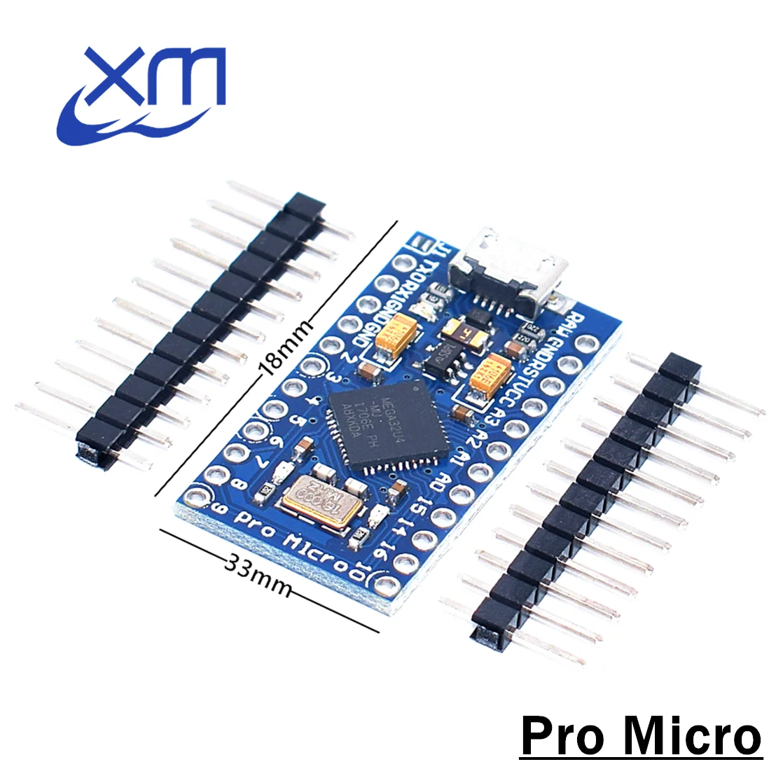 Новый модуль Pro Micro ATmega32U4 5 В/16 МГц с 2 рядным штырьковым коннектором, 1 шт. для Arduino|micro atmega32u4|pro micromicro pro | АлиЭкспресс