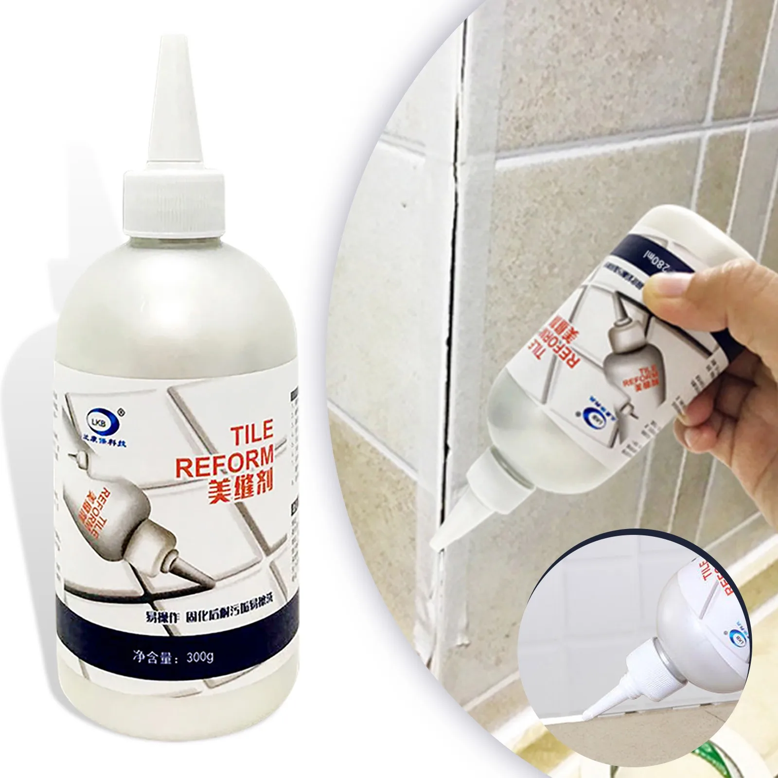 Tile Gap Beauty Grout Epoxy Sealant Aide Repair Seam Filling Reform