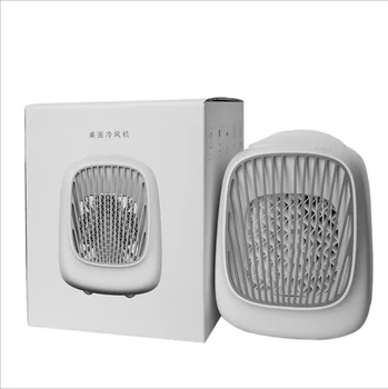

Home Mini Air Conditioner Portable Air Cooler USB Personal Space Cooler 3 Speeds Fan Air Cooling Fan Rechargeable Fan Desk