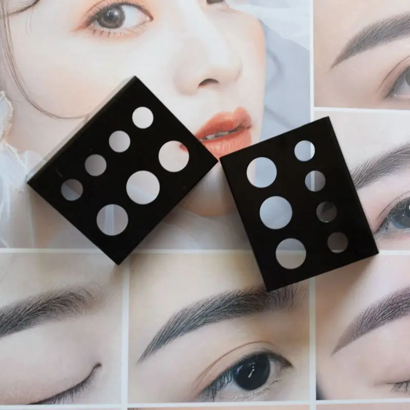 2Pcs 7 Holes Pigment Container Stand With 100Pcs 9Mm Inks Cup 50Pcs 12mmTattoo Inks Cup 50 Pcs 15Mm Pigment Inks Cup Fot Tattoo