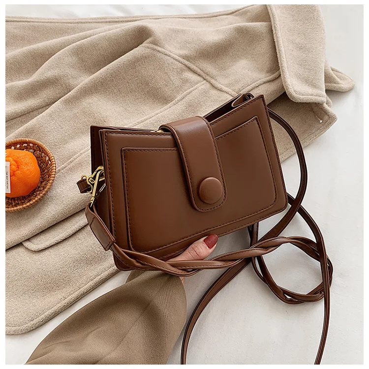 

Simple Shoulder Bag Women 2021 New Luxury Fashion Women's Messenger Bag Outstanding Designer PU Leather Girl's Handbag and Purse