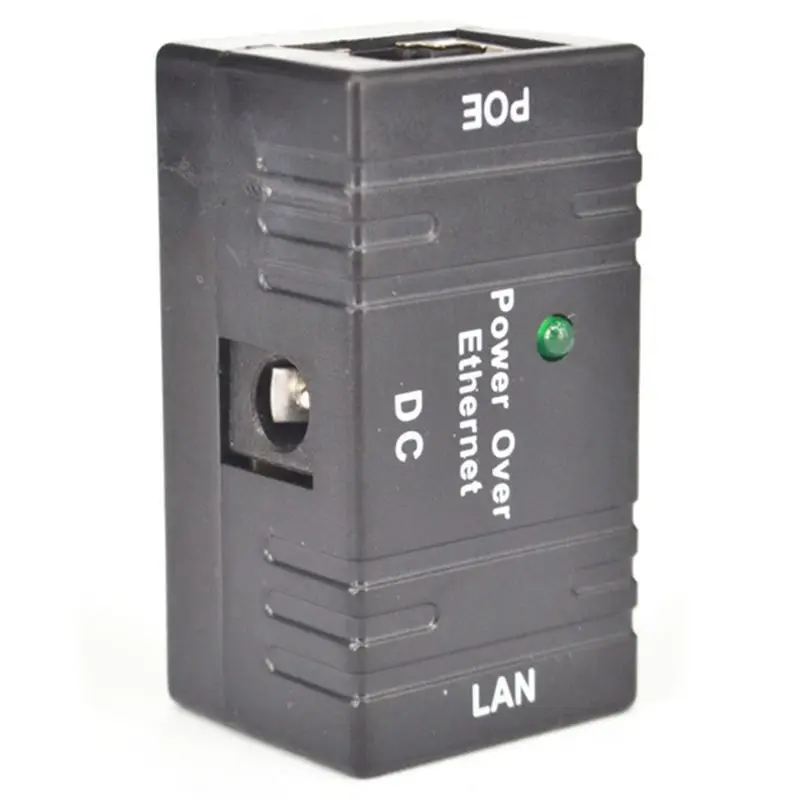 

Poe Splitter Injector Passive Dc Power Over Ethernet Rj45 10/100Mbp Wall Mount Adapter For Lan Network Security Ip Camera