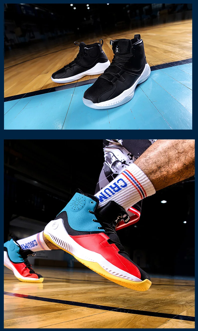Пик мужские баскетбольные кроссовки новые высокие амортизирующие кроссовки уличная износостойкая Нескользящая спортивная обувь