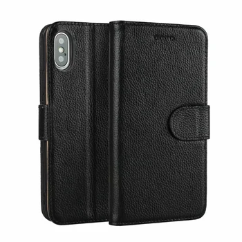 

Real Genuine Leather Phone Bag Case For iPhone 7 8 Plus X Xs Max 8Plus Cell Phone Card Holder Flip Cover Cases ,CKHB-PTA