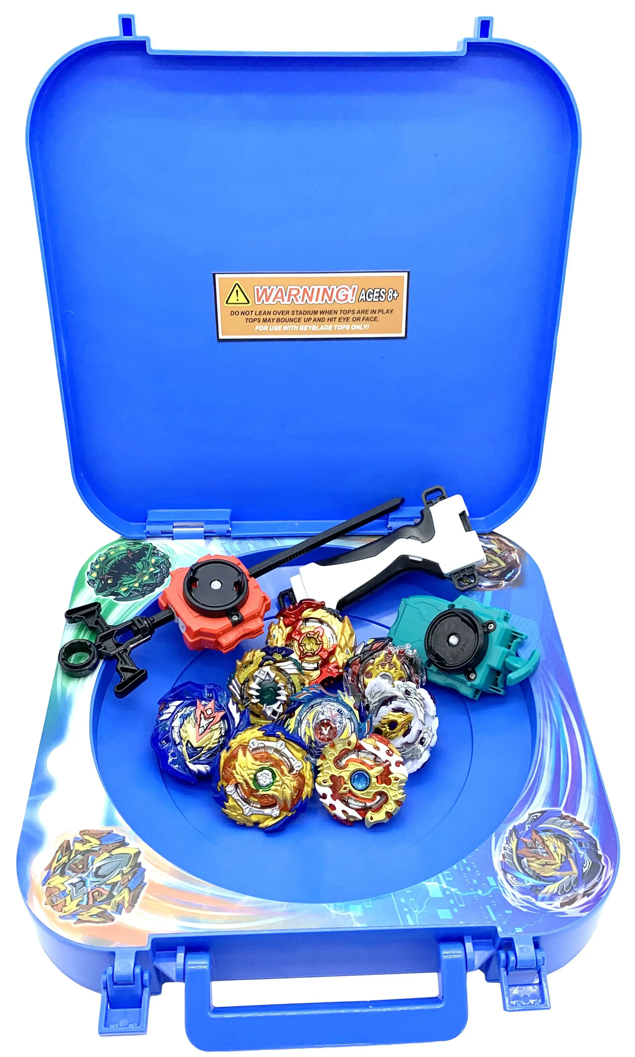 Beyblades burst мобильный beystadium набор сбора коробка Арена стадион с ручкой пусковой установки как подарки для детей FZ001
