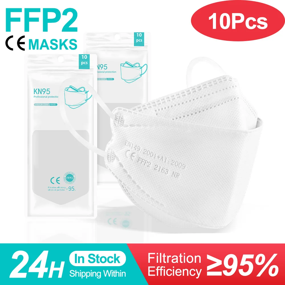 Mascarillas Kn95 fpp2, máscara de pescado, ffp2, ffp2, Envío Gratis desde España