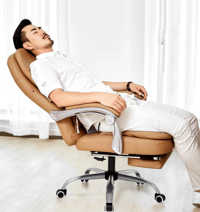 

Computer Chair Boss Chair Leather Office Chair Executive Chair Swivel Chair Study Home Modern Minimalist