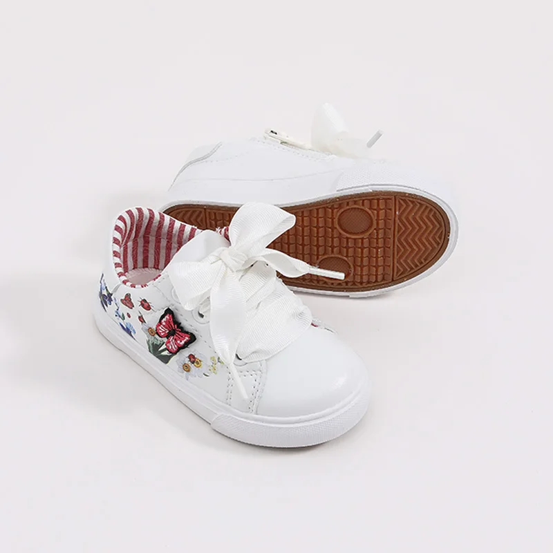 DB17374 Dave Bella spring baby girls fashion cartoon shoes new born girl cute shoes