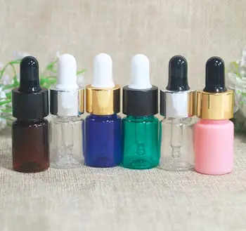 

100pcs/lot 5ml Plastic Bottle With Dropper Perfume Sample Tubes For Essential Oil Liquid Reagent Pipette Refillable Bottle Empty