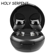 HOLY SERPENT T1 Bluetooth 5,0 наушники IPX6 водонепроницаемые стерео наушники-вкладыши Встроенный микрофон Smart Touch QI Беспроводная зарядка