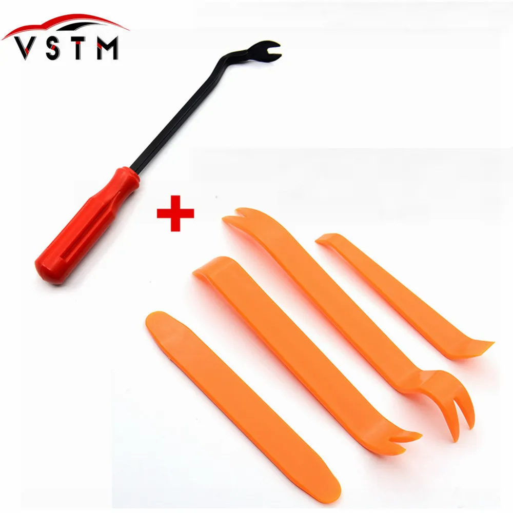 

Car Fastener Removal Tool Plastic Trim Dash Removal Rivet Clips Car Door Panel Installer Cover Pry Repair Fastener Tool