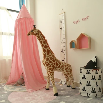 

Baby Princess Canopy Bed Curtain Mosquito Net Chiffon Hanging Tent Crib Netting Classic Household Decorative Accessaries Parts