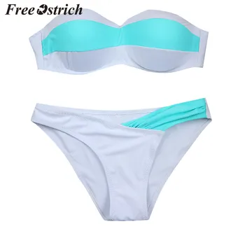 

Free Ostrich Sexy Lingerie Women Underwear Bandeau Biquini Push Up Bra Low Waist Panties Bra And Panty Set Summer Biquini Praia