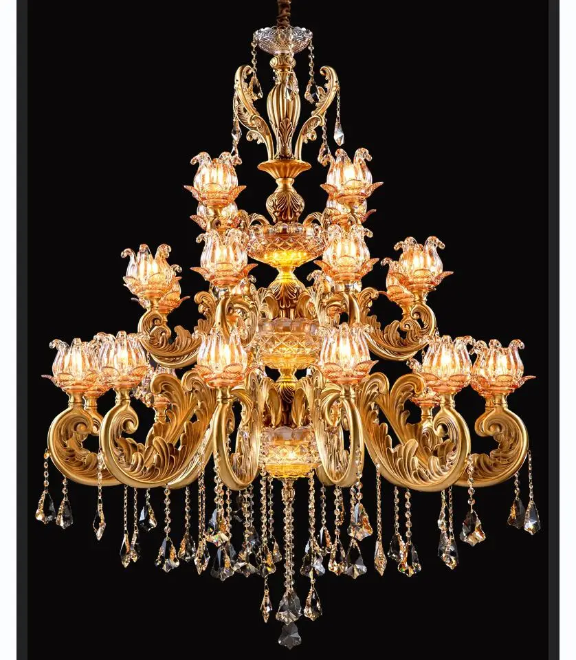 Рисунок 3 - Хрустальная люстра в европейском стиле