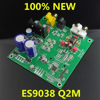 

ES9038Q2M ES9038 Q2M I2S DSD Optical Coaxial Input Decoder DAC Headphone Output HiFi Audio Amplifier Board With OLED Display