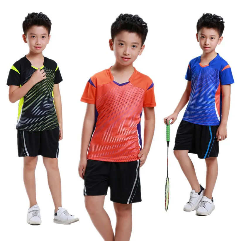 Jersey de tenis deportivo para niño y niña, pantalones deportiva, tenis masculinos, camiseta de tenis de mesa, Kits de camisa deportiva de Bádminton|table tennis shirt|table tennis sportswearshirt table tennis -