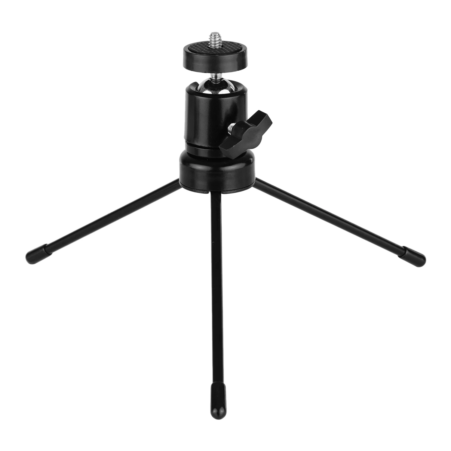 Table Ball Head Tripod Kit 360 Degree Rotatable U-shape Slot with Universal 1/4 Screw for LED light or phone holder | Электроника