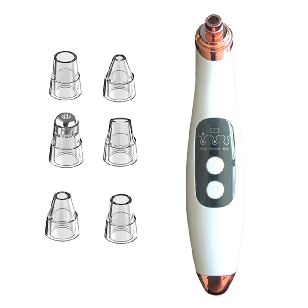 Electric Facial Skin Care Blackhead Remover Vacuum Cleanser Acne Pimple Pore Cleaner Rechargeable Facial Vacuum Cleaner 