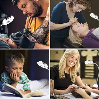 

Portable USB LED Mini Book Light Reading Light Beauty Lamp Table Lamp Flexible USB Lamp Eye-protection Lamp Hose Clip Lamp