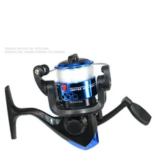 3 оси рыболовная Катушка Алюминиевый корпус спиннинговая Катушка 5,2: 1 соотношение скорости левая/правая рука рыболовное колесо 40 м рыболовная леска