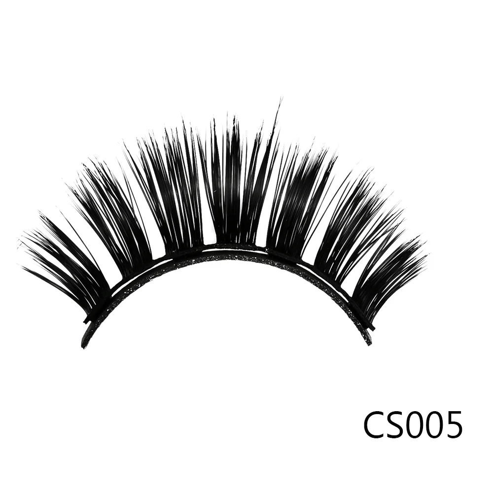 CS005 Magnetic Eyeliner Eyelashes Kit Magnetic 3D Eyelashes Liquid Eyeliner False Lashes Eyelash Curler Reusable Falses Eyelash - Цвет: CS005