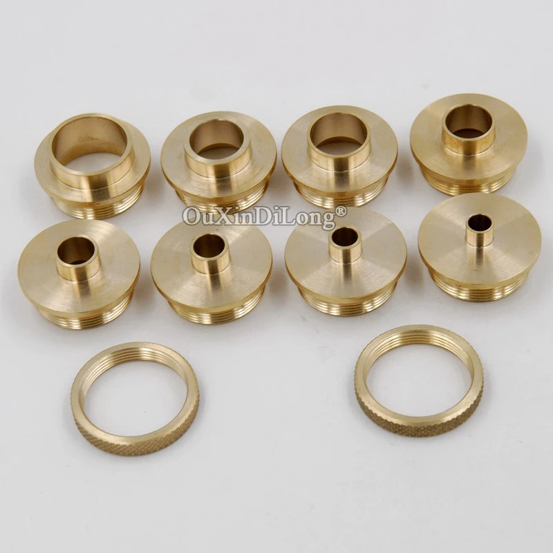 BRAND NEW 10PCS BRASS ROUTER TEMPLATE BUSHING GUIDE KIT SET FOR PORTER