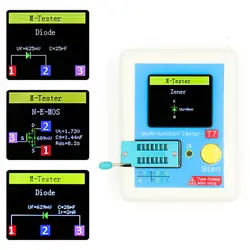 LCR-T7 высокоскоростной транзистор тестовый er TFT экран Графический дисплей Многофункциональный зарядный провод тестовый чип