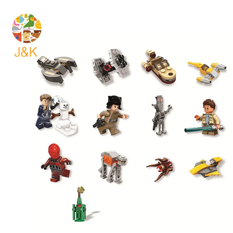 

75213 333pcs The Star Wars Advent Calendar Model Building Block Educational DIY Toy For Children 11013 Gift