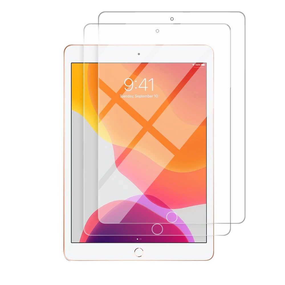 Qosea 5 упаковок экран закаленное стекло для Apple iPad 10,2 9H Ультра Прозрачный против царапин защитный экран для планшета PC Защитная пленка