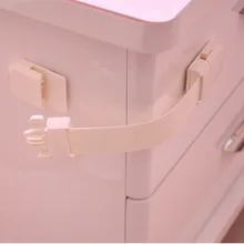 Японский стиль многофункциональный белый длинный замок длинный детский безопасный замок детский холодильник замок ящика 20,5 см