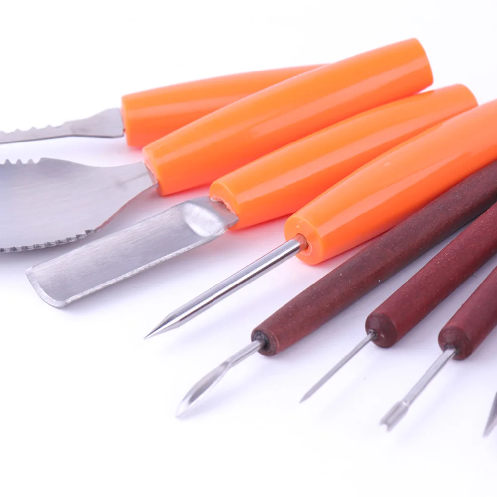 

10pcs Pumpkin Carving Tools Halloween Pumpkin Carving Cutters Set Professional Cutting Tools DIY Craft ToolDropshipping NEW