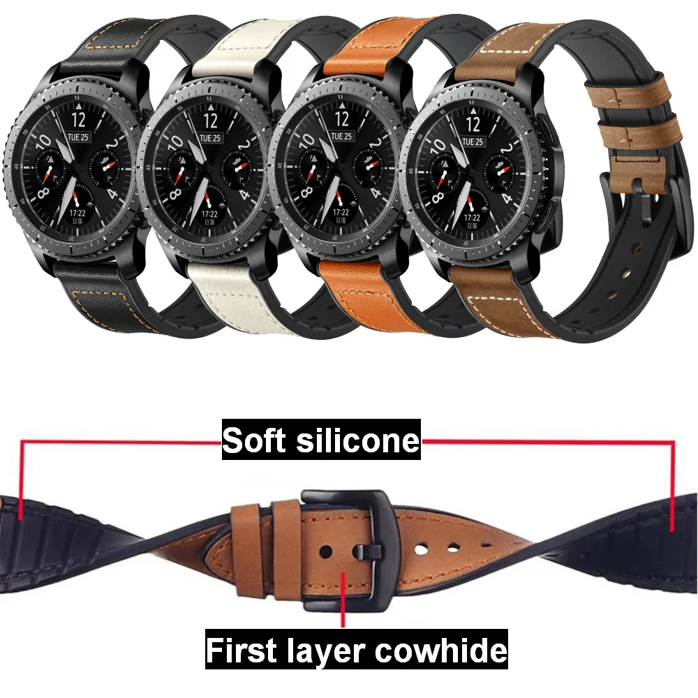 Ремешок для samsung galaxy watch active 2 40 мм 44 мм ремешок 20 мм 22 мм браслет для galaxy watch 46 мм/gear S3 браслет correa