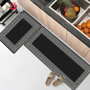 

Bubble Kiss Kitchen Mat Black White Geometry Carpet Simple Art Carpets For Living Room Home Rugs Bedroom Decor Non-Slip Area Rug