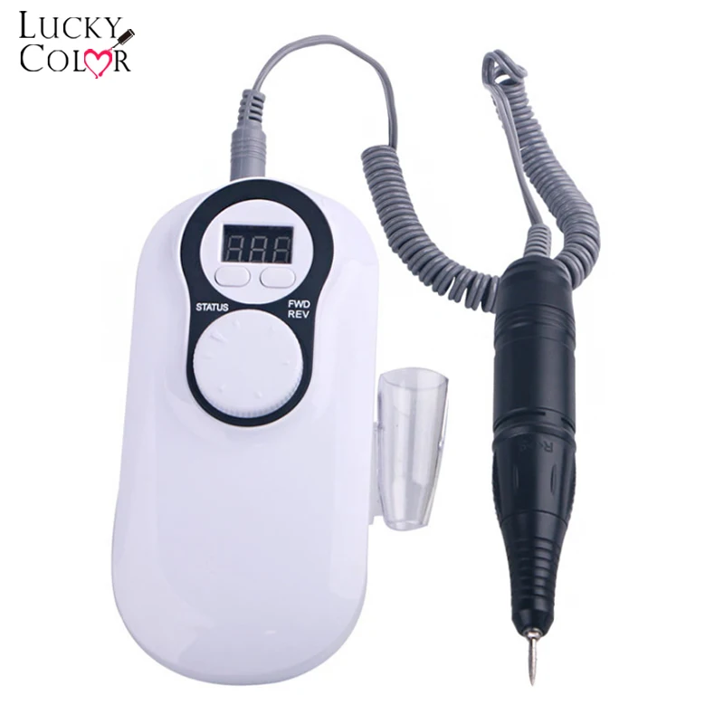 

White 30000RPM Electric Nail Drill Machine Portable Cutter Manicure Pedicure Tool With Accessory Grinding Nail Art Equipment Kit