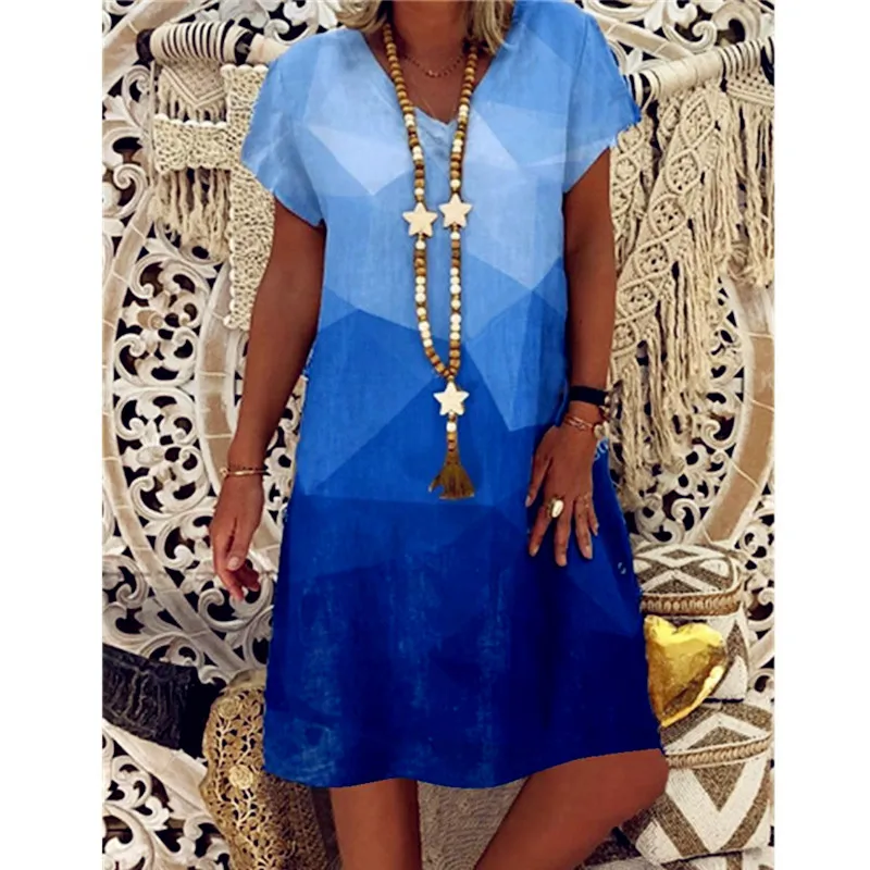 Women Casual Loose Dress Colors Pluse Sizes Batwing Solid Beach Boho Splice Pocket Dress Fashion Summer Dresses Robe Femme 2019