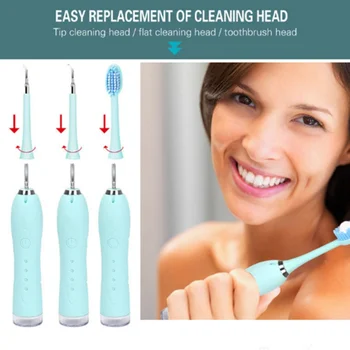 

Electric Ultrasonic Sonic Dental Scaler Tooth Calculus Remover Cleaner Tooth Stains Tartar Tool Whiten Teeth Tartar Remove
