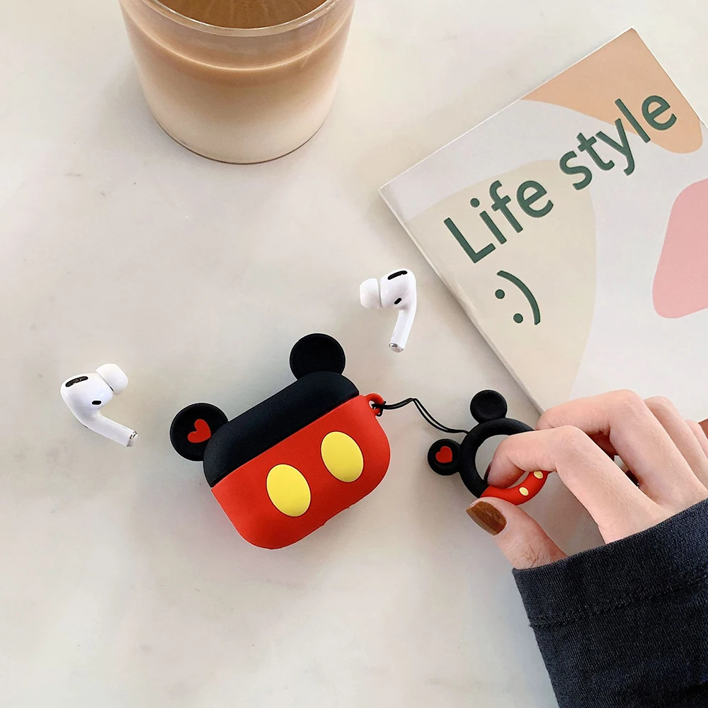 For Pods Pro GJ6019 Новинка Bluetooth наушники силиконовый чехол s для Apple Airpods Pro Чехол с изображением из мультфильма Lucky Cat защитный чехол Стич милый чехол для камеры - Цвет: For Pods Pro GJ6019
