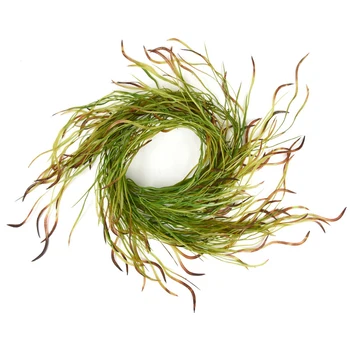

Artificial Green Grass 100cm Blade Leaf Hanging Plant Rattan Artificial Plant Wall Decoration Fern