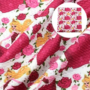 

50*140cm Bullet Textured Liverpool Fabric Flower Printed DIY Tissue Kids Home Textile for Sewing Quilt Decoration Home ,c9725