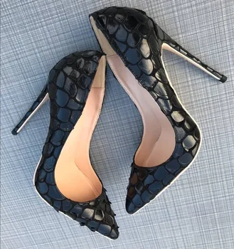 

Sharp Fine With Shoe 12cm Women's Shoe Fairy Single Shoe Centimeter
