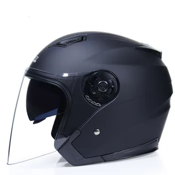 

Double Mirror Helmet Electric Car Male Four Seasons Universal Half Helmet Unisex Electric Car Helmet Anti-fog Helmet